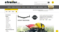 Desktop Screenshot of etrailer.com